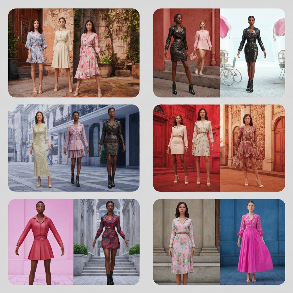 패션 브랜드 3D 모션 광고